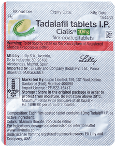 Cialis 10 MG Tablet 2